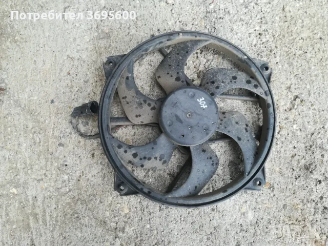 Peugeot Пежо 307 климатична прека вентилатор климатик дифузьор, снимка 2 - Части - 50141283