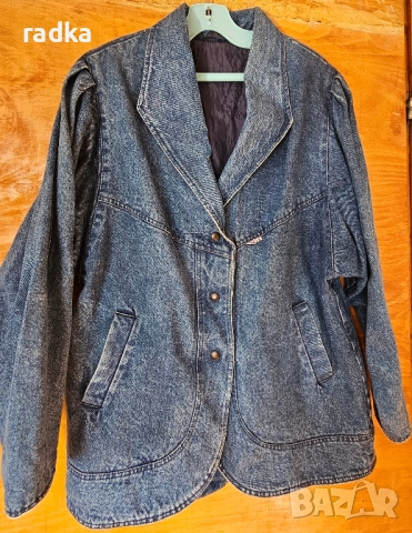 Винтидж дънково яке, снимка 2 - Якета - 52351091