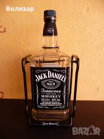 JACK DANIELS 3l. - Празна бутилка с метална люлка