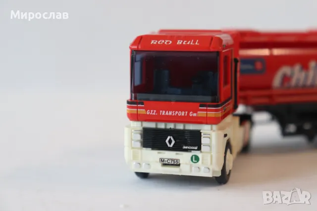 AMW 1:87 H0 RENAULT MAGNUM ЦИСТЕРНА КАМИОН TIR МОДЕЛ ВЛЕКАЧ, снимка 3 - Колекции - 49918938