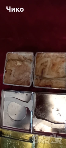 3бр стари табакери и 2бр запалки, снимка 9 - Антикварни и старинни предмети - 53139403