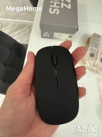 Безжична мишка，Bluetooth 5.0 и 2.4G двоен режим, тихо щракване, RGB LED, 1600 dpi，Акумулаторна, снимка 10 - Клавиатури и мишки - 53228333