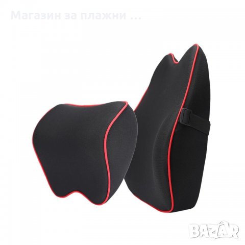 Универсална текстилна възглавница за кола за врат или кръст - код 3334, снимка 6 - Аксесоари и консумативи - 35413083