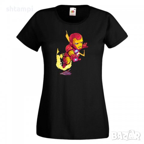 Дамска тениска Marvel Iron Man Игра,Изненада,Подарък,Геймър,, снимка 2 - Тениски - 36748013