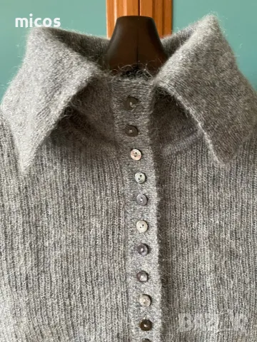 H&M от лимитираната колекция,блуза с прекрасна яка, снимка 3 - Блузи с дълъг ръкав и пуловери - 47950160