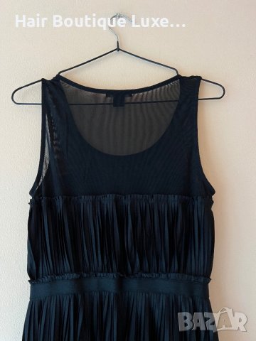 H&M Черна рокля солей с сърцевидно деколте S размер 🖤, снимка 5 - Рокли - 43985300