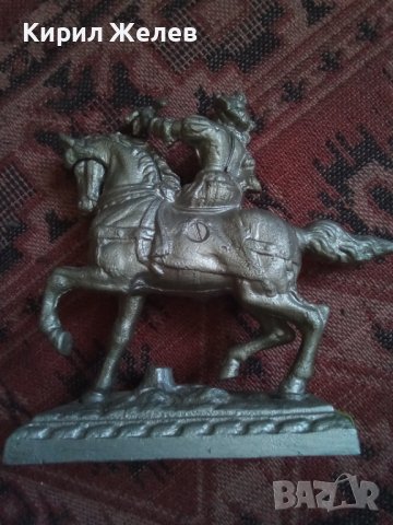 Сувенир стар кон с конник ловец  29123