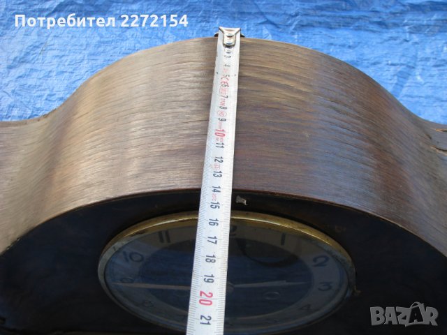 Каминен часовник Юнгханс, снимка 2 - Антикварни и старинни предмети - 28467701