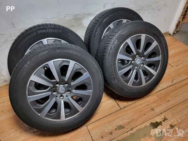 Джанти 17" 5х112 ОЕ Mercedes летни гуми 225/60/17 Hankook, снимка 11 - Гуми и джанти - 52949574