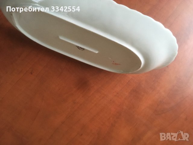 ПОРЦЕЛАНОВ ПОДНОС ПЛАТО БЪЛГАРИЯ, снимка 4 - Чинии - 36993899