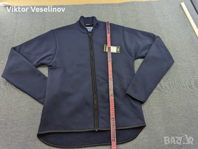 НОВО Blaklader Софтшел Мъжко Яке Размер S Син Softshell, снимка 6 - Якета - 49666406