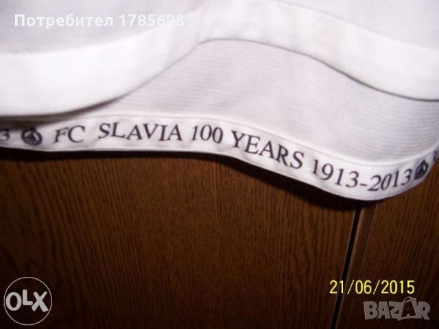 100г Славия футболен екип, снимка 2 - Спортни дрехи, екипи - 27420388
