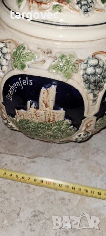 разкошен старинен немски супник, снимка 4 - Антикварни и старинни предмети - 52518733