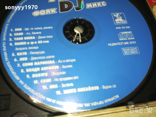 АРА DJ ФОЛК МИКС CD 2409251157, снимка 14 - CD дискове - 51818570
