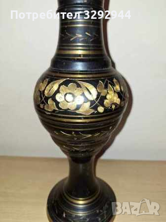 Индийска метална ваза, снимка 2 - Вази - 44865664