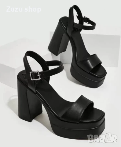 Дамски сандали на висок ток, снимка 1