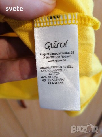 Дамска жълта блуза , снимка 3 - Тениски - 37326228