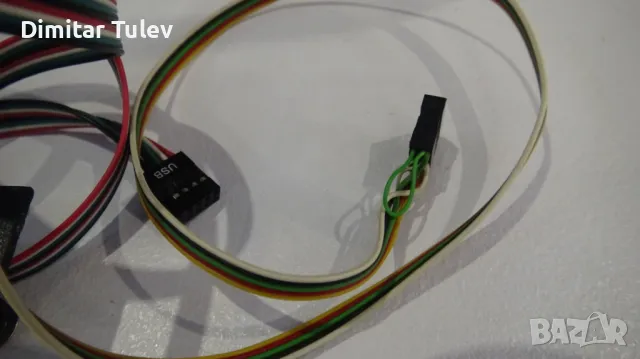 Кабел с платка с юсб 2бр.и букса за слушалки и микрофон, снимка 3 - Други - 49120260
