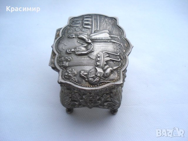 Стара барокова кутия за бижута, снимка 3 - Антикварни и старинни предмети - 43959727