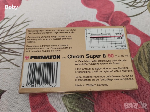 Нова аудио касета Permaton, снимка 2 - Аудио касети - 53071652
