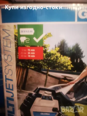 Gloria multijet автономна водоструйка, снимка 15 - Други - 49308753