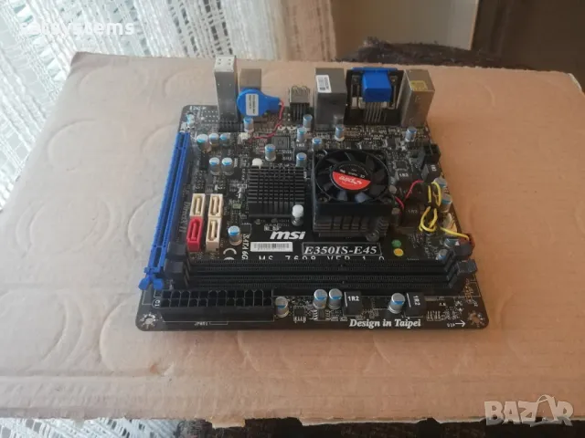 Дънна платка MSI E350IS-E45 (MS-7698 v1.0 ) Socket BGA FT1 , снимка 5 - Дънни платки - 47859802