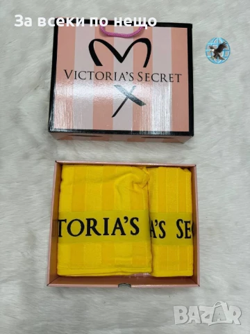 Victoria's Secret Луксозни Хавлии - 2бр. в кутия - Налични Различни Цветове Код E435, снимка 5 - Хавлиени кърпи - 50483026