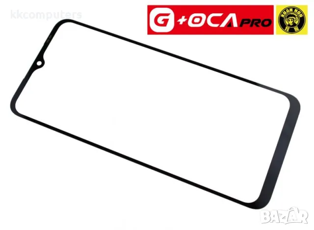 Стъкло+OCA за SAMSUNG A03S (A037G) / Черен / Баркод : 116466