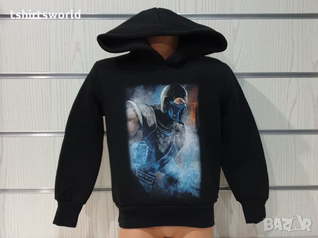 Нов детски суичър с дигитален печат героя от Mortal Kombat - Sub Zero (Суб Зиро), MK, снимка 3 - Детски анцузи и суичери - 34832798
