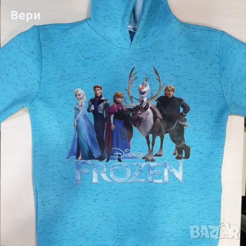 Нов детски суичър с трансферен печат FROZEN Замръзналото кралство , снимка 2 - Детски анцузи и суичери - 27498552