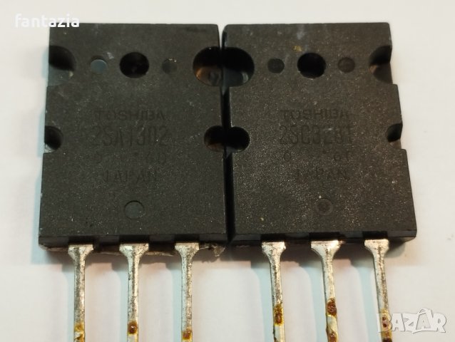 ОРИГИНАЛНИ транзистори Toshiba 2SA1302 2SC3281 1302 3281, снимка 3 - Друга електроника - 43197653