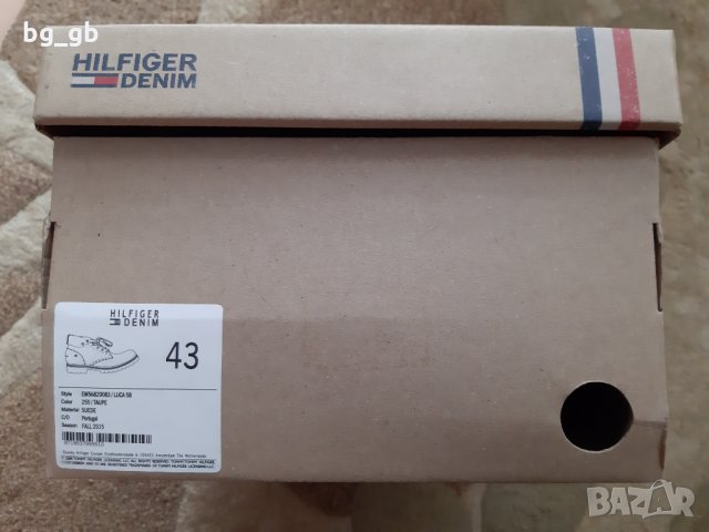 нови мъжки обувки HILFINFER DENIM,номер 43, Португалия, снимка 7 - Мъжки боти - 26415211