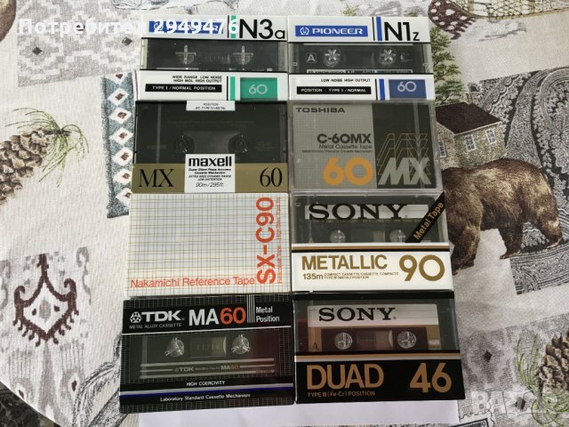 PIONEER/NAKAMICHI /SONY-АУДИО КАСЕТИ, снимка 3 - Аудио касети - 34679006