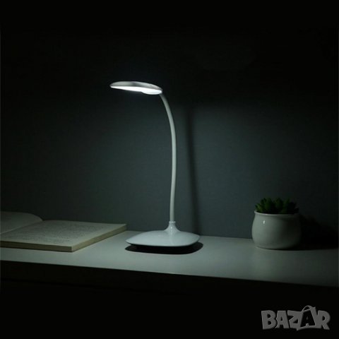 Лампа с огъващо се гумирано рамо и управление само с докосване, снимка 5 - Лед осветление - 32936332