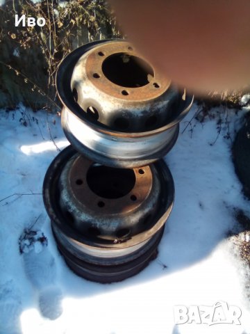 Стоманени джанти за Всякакви Бусове от 12" до 16цола, Единични и Двойни задни гуми. , снимка 5 - Гуми и джанти - 27588660