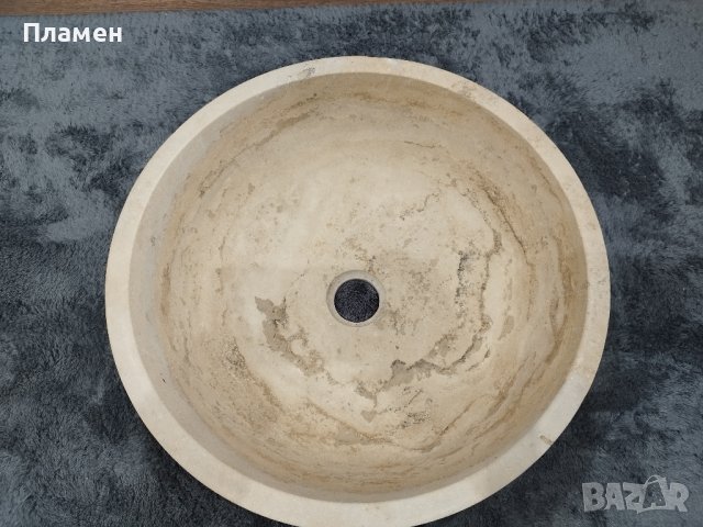 Каменна мивка травертин , снимка 2 - Мивки - 43107707