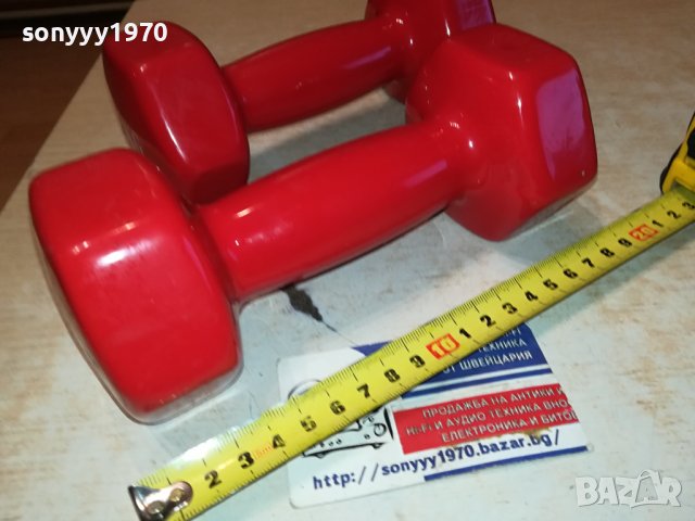 ГИРИ 2Х2,5КГ С ГУМЕНО ПОКРИТИЕ 0912232122, снимка 14 - Фитнес уреди - 43342800