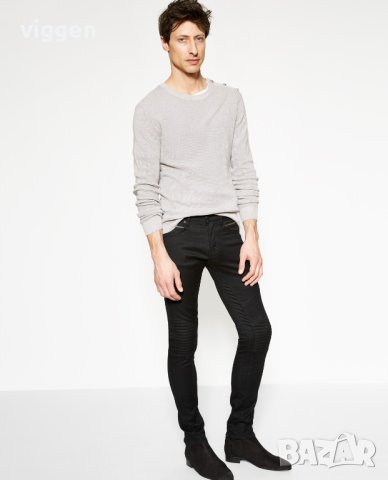 Тhe Kooples дънки. Модел Biker Fit. Черни. Размер 32. G-Star, All Saints, Armani, снимка 3 - Дънки - 43788758