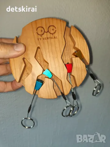 Стенен ключодържател със 4 метални заклинващи ключодържатели, снимка 11 - Пана - 47638263