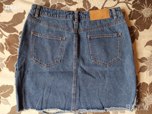 Дънкова пола Noisy May нова, снимка 3 - Поли - 36573608