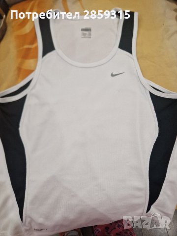 Оригинален мъжки потник на марката Nike - размер S, снимка 4 - Спортни дрехи, екипи - 44031686