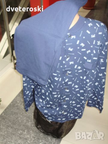 Мъжка пижама с дълъг ръкав Л, снимка 5 - Бельо - 26934853