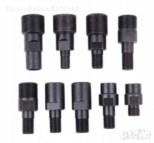 Комплект обратен чук за вадене на дюзи 40 части, снимка 10 - Куфари с инструменти - 50780882