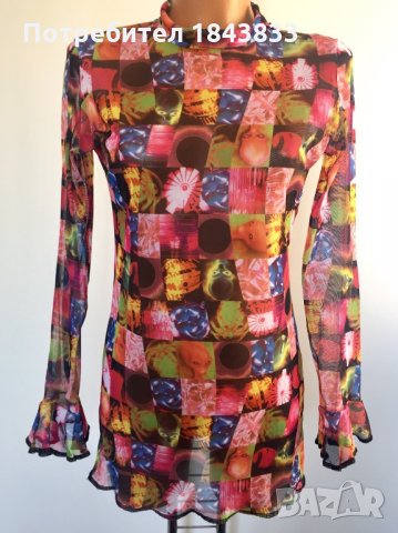 Дамска блуза туника, снимка 1 - Туники - 28470591