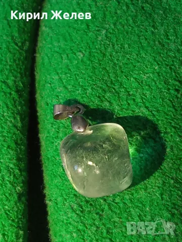 АРТ ДЕКО СКЪПОЦЕНЕН МЕДАЛЬОН - НАТУРАЛЕН ПЛАНИНСКИ КРИСТАЛ КВАРЦ 27905, снимка 9 - Колиета, медальони, синджири - 37128023