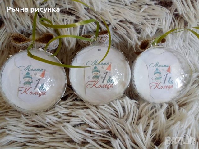 Коледна топка за елха с ваша снимка 6лв, снимка 14 - Декорация за дома - 26988909