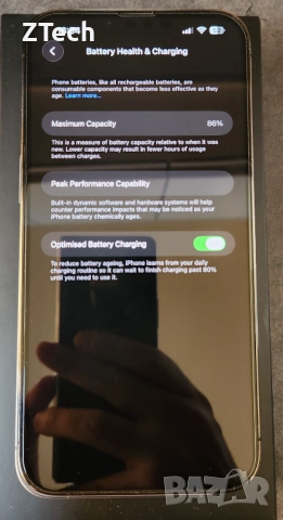iPhone 13 Pro Max 256 GB Като Нов 86 % Батерия, снимка 2 - Apple iPhone - 52671426