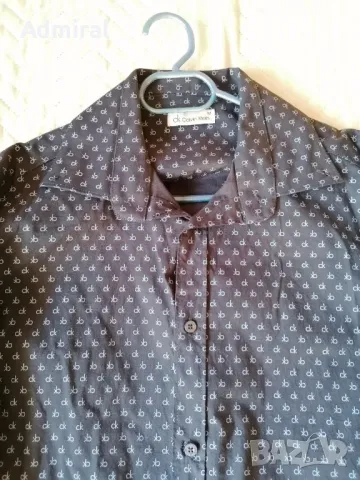 Оригинална мъжка риза Calvin Klein, снимка 5 - Ризи - 50292513