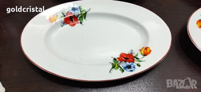 български порцелан чинии , снимка 3 - Антикварни и старинни предмети - 48552712