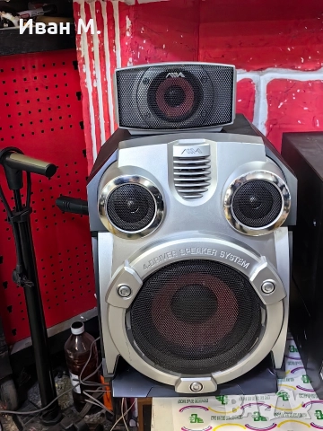 Аудиосистема Aiwa 500 вата , снимка 3 - Аудиосистеми - 52691629